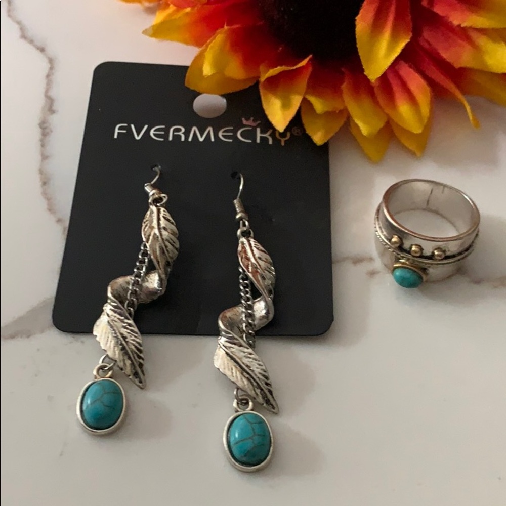 Vintage ring and earrings